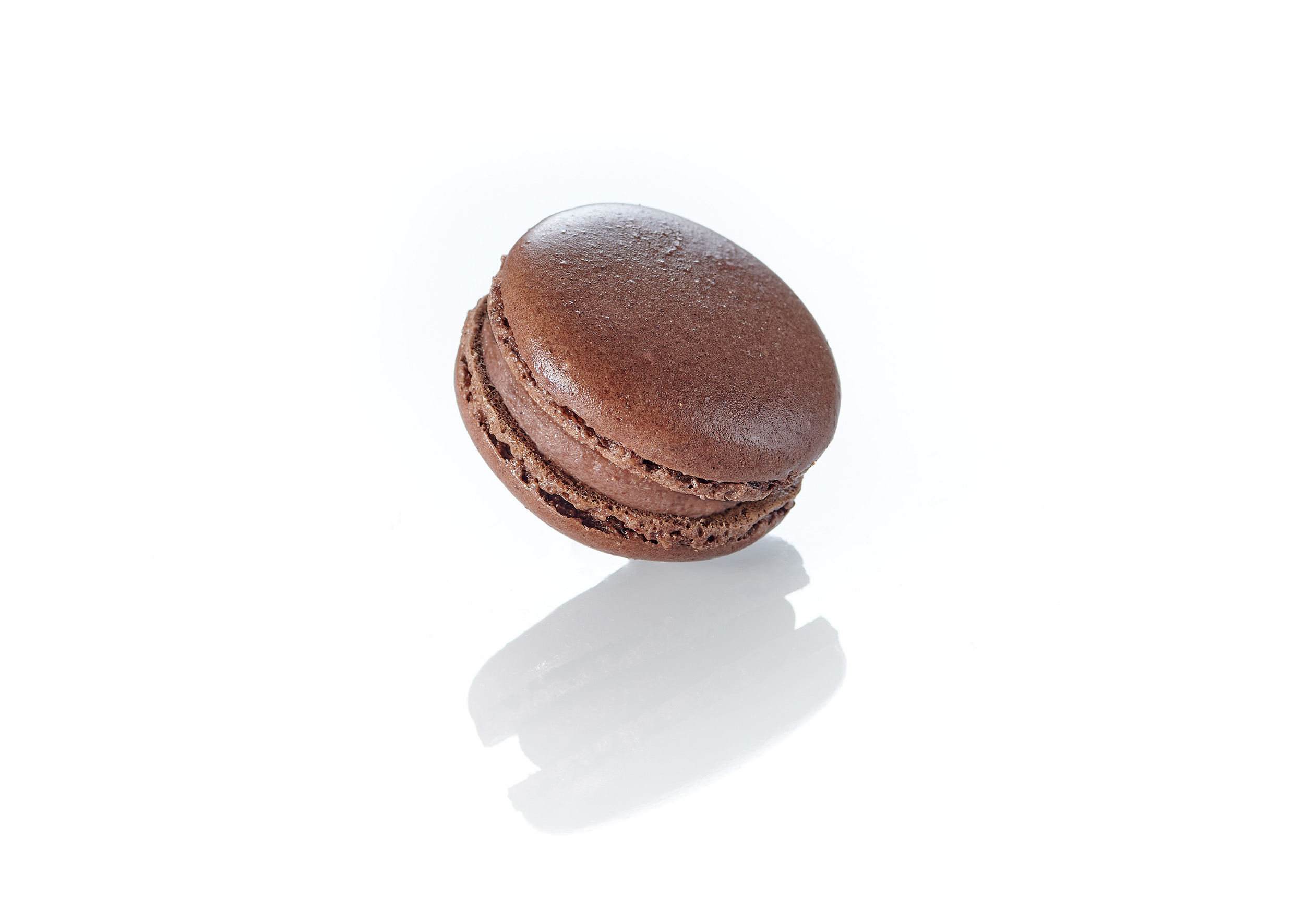Packshot Macaron Chocolat Noisette