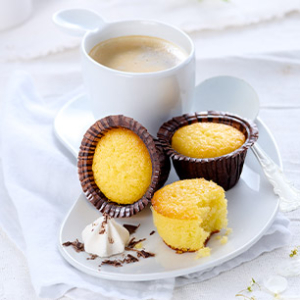 mini-moelleux au citron pour le café gourmand